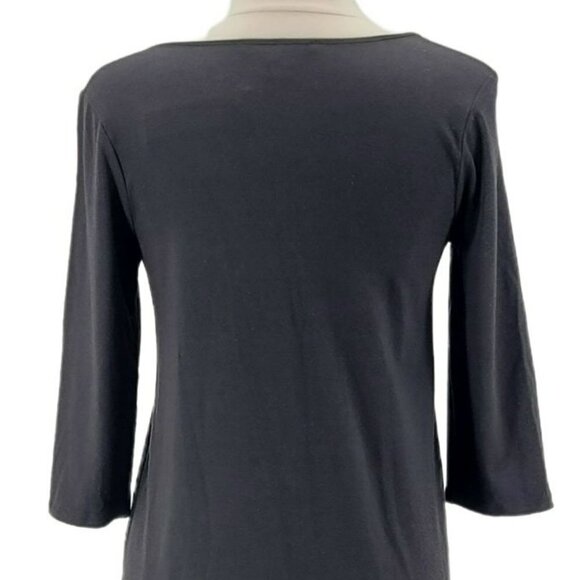 NWT Lundstrom Black Semi-Pleated Dress Womens 8 - Picture 5 of 11